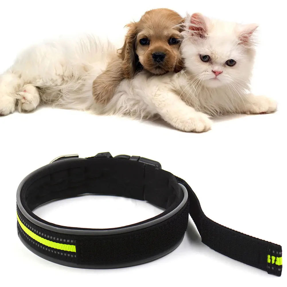Светоотражающий нейлоновый ошейник для собак и кошек|dog collar reflective|dog collarpet dog |