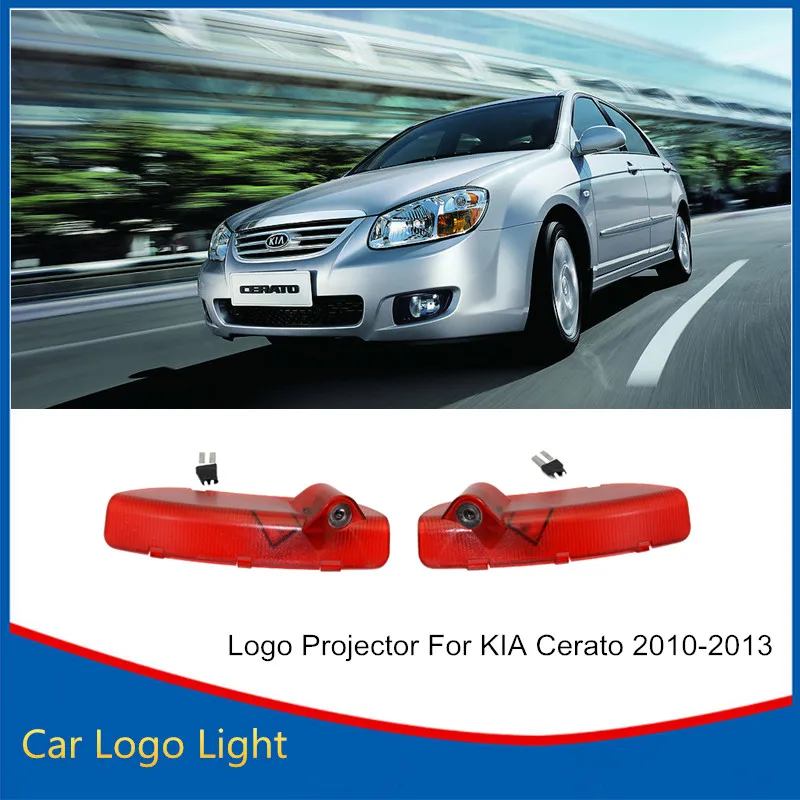 

2x LED Car Door Welcome Light Laser Car Door Shadow led Projector Logo For KIA Cerato 2010-2013