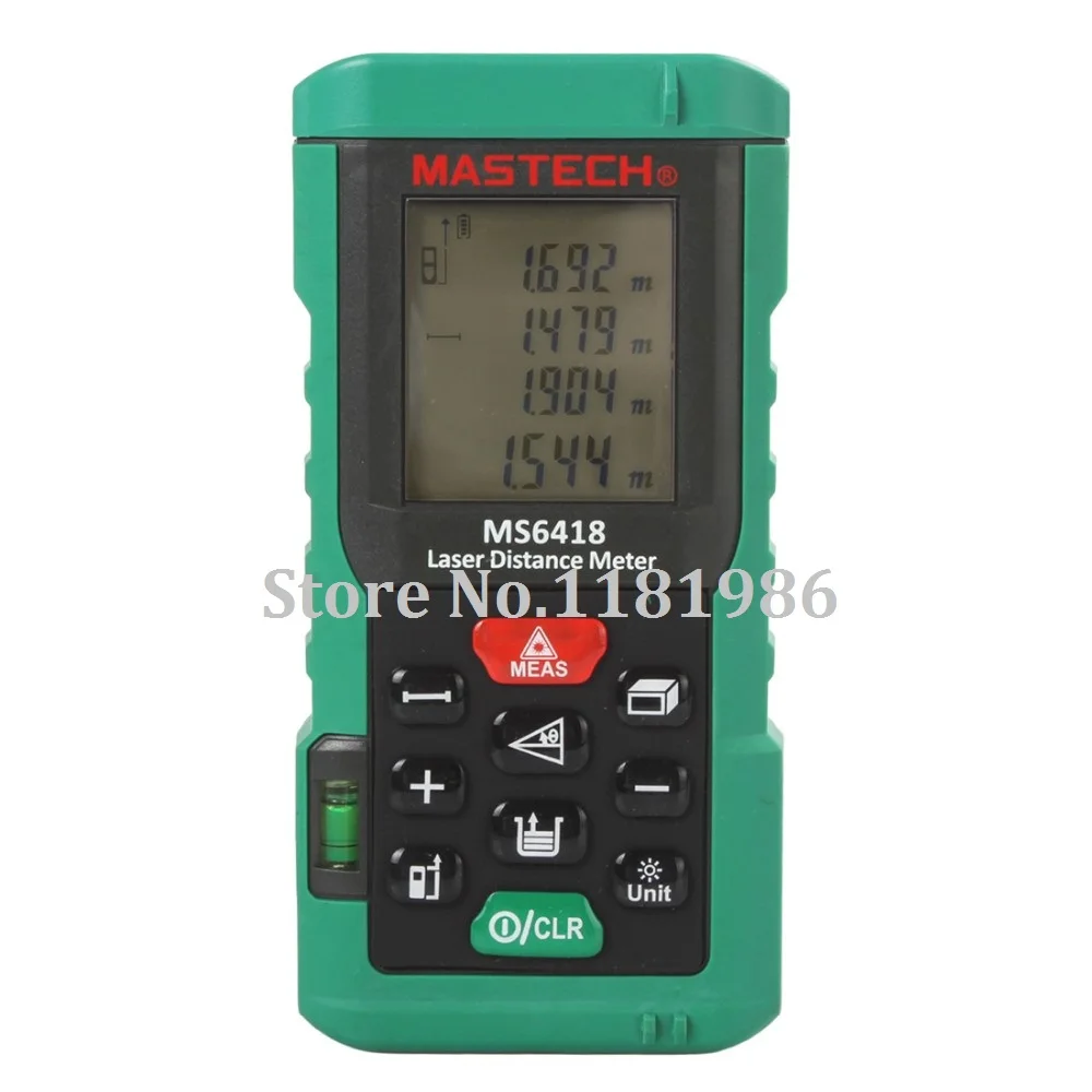 MASTECH MS6418 80m/262ft/3149in Laser Electronic Distance