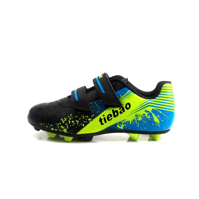 Футбол Tiebao обувь уличная футбольная обувь футбольные бутсы Бутсы Обувь для футбола детские футбольные ботинки Botas De Futbol Fussball - Цвет: blue