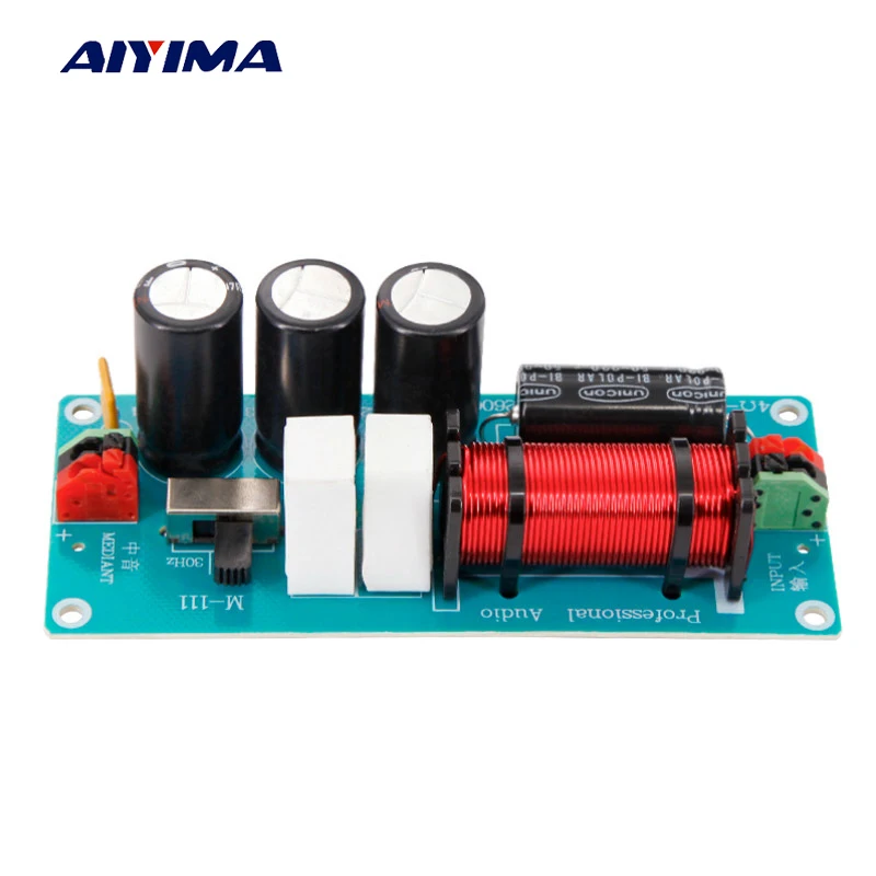

AIYIMA 1Pc Speaker Professional Frequency Divider 150W Portable Column Altavoz Portatil Crossover Alto Crossover Car Divider