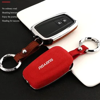 

Key Cover Shell Case Holder Key Case For Toyota Camry CHR Corolla RAV4 Avalon Land Cruiser Prado Prius 2017 2018 2019