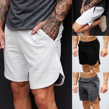 THEFOUND Модные мужские летние дышащие шорты для спортзала спортивные однотонные Повседневные Шорты Для Сна