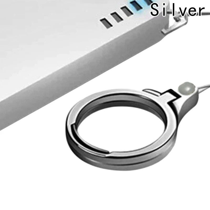 

Lanyard Strap Phone Ring Desk 2 in 1 Grip Holder Metal Water Phone Support Phone Stand Desktop Mobile Phone Ring Holder