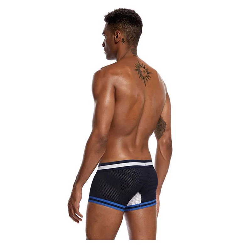 Модные сексуальные мужские боксеры Ropa Interior Hombre дышащее нижнее белье боксеры Cueca Masculina мужские с низкой талией Calzoncillo Hombre