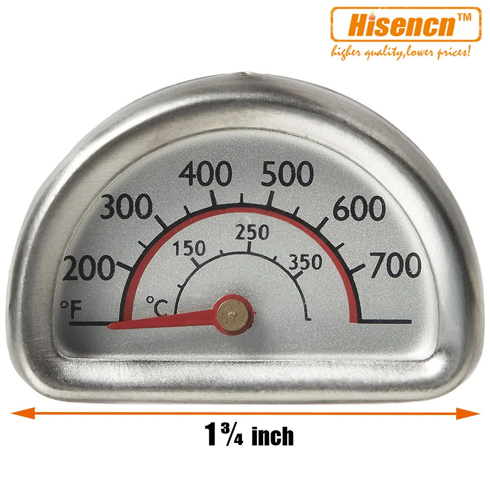 Hisencn 01T16 00473 Stainless Steel Heat Indicator Thermometer Temp