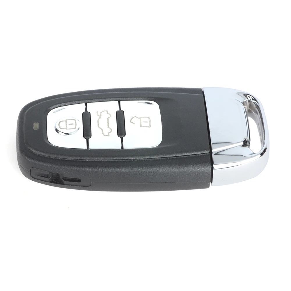 Замена KEYECU Модернизированный смарт-пульт дистанционного ключа оболочки чехол Fob 3 кнопки для Audi A6L Q7& Keyless-go флип-модель