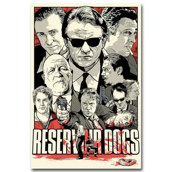 

Reservoir Dogs Art Silk Vintage Poster Print 13x20 24x36 inches Classic Movie Pictures for Home Living Room Wall Decor 006