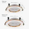 led downlight Golden circle 3w 5w 9w 12w 15w 18w 230V 220V ceiling recessed grid downlight round led panel light free shipping ► Photo 3/6