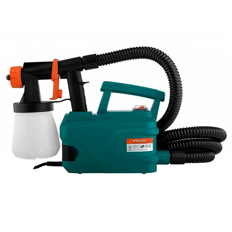Распылитель электрический Sturm! SG9660B (Мощность 600 Вт, производительность 1.1 л/мин, диаметр сопла 2.6 мм, объем бачка 0.7 л)