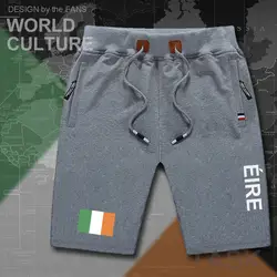 Eire Ирландия для мужчин S шорты для женщин пляжные Новый доска Флаг Тренировки карман на молнии пот повседневная одежда 2017 хлоп