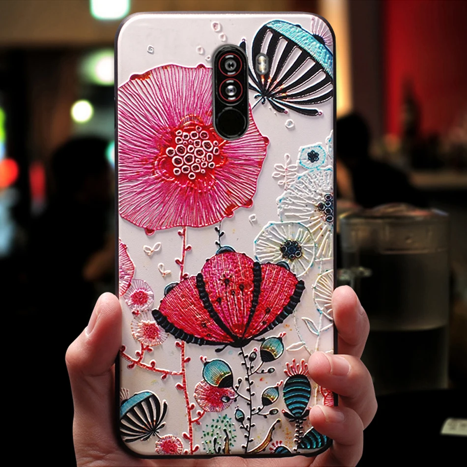 YonLinTan чехол, чехол, чехол для Xiaomi mi pocophone F1 mi Play, силиконовый чехол для мобильного телефона 3D, роскошный мягкий чехол для задней панели телефона s