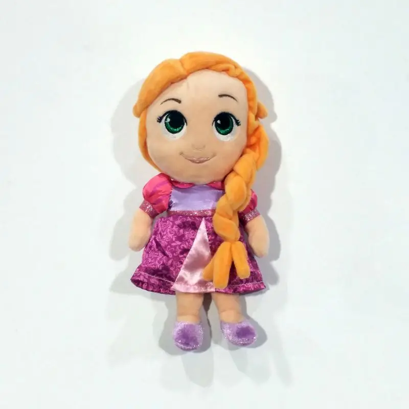 Милая принцесса Рапунцель маленькая Русалочка, Золушка Белль Спящая красавица мини плюшевые куклы для подарочный набор игрушек для девочек - Цвет: Rapunzel