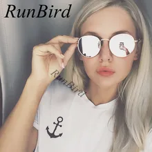 Винтажные брендовые дизайнерские Круглые Солнцезащитные очки для мужчин, сплав, Ретро стиль, солнцезащитные очки для мужчин и женщин, мужские солнцезащитные очки, зеркальные очки Gafas R096