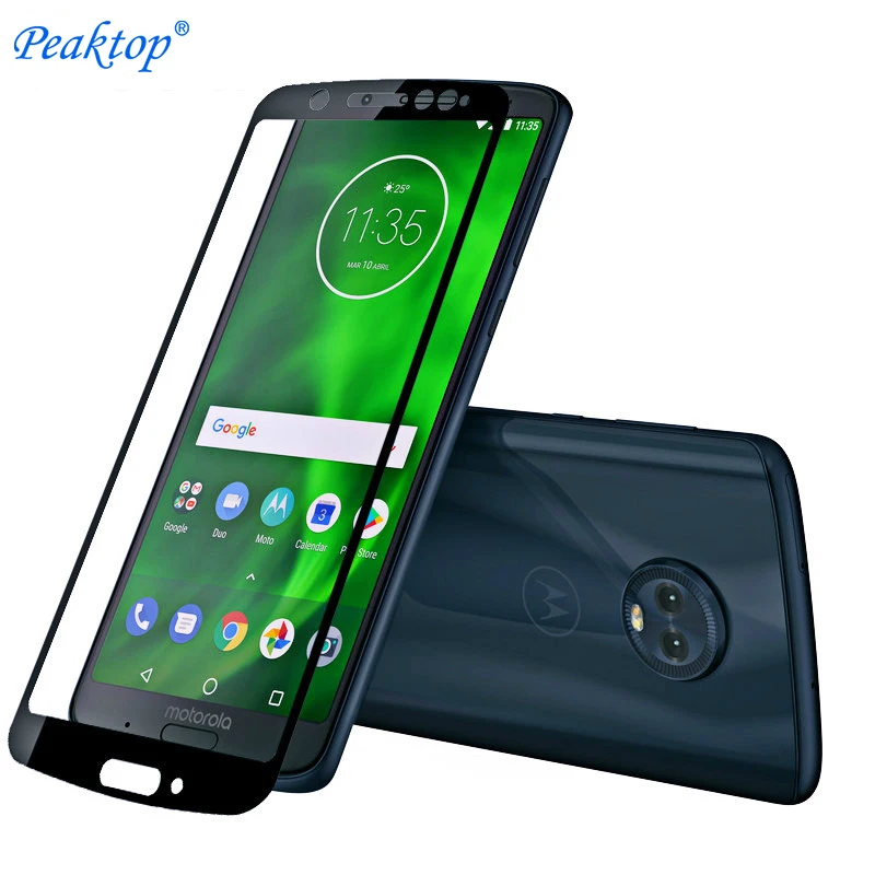 2 шт. 2.5D полное покрытие закаленное стекло для Moto P30 Note Z2 force Z3 Play X4 G6 E5 Plus экран