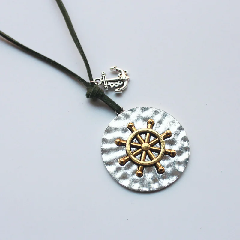 Buy Vintage pattern Steering wheel Pendant Alloy