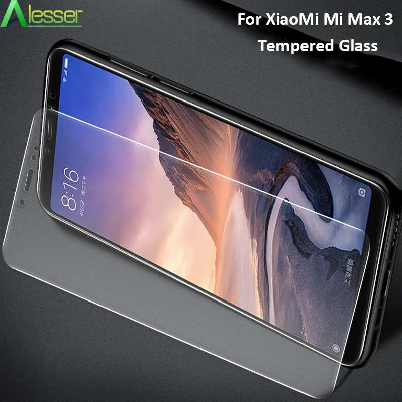 Alesser для xiaomi mi Max 3 Защитная пленка из закаленного стеклянная экрана Сменные