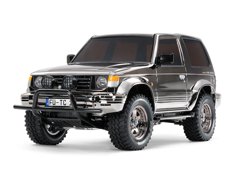 Тамия 47375 1/10 RC Pajero Metaltop широкоугольный CC01 черный металлический комплект для