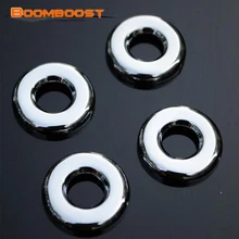 4pcsset ABS Chrome trim Door lock ring cover For Jeep Liberty Compass Grand Cherokee Dodge Journey 2011-2015 auto accessories