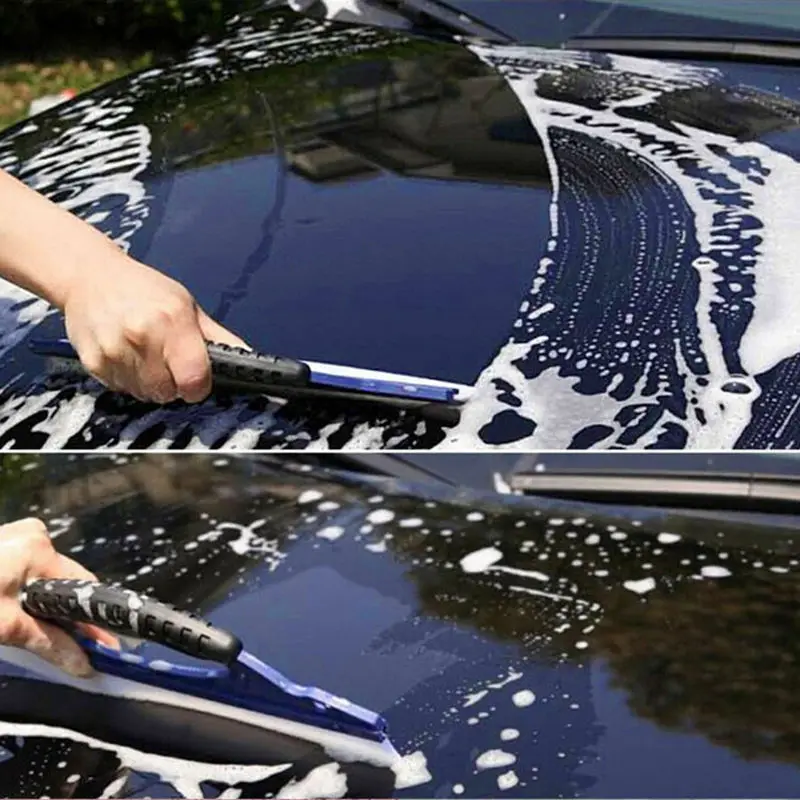 Резиновая силиконовая сушильная щетка для мытья окон автомобиля, инструмент для Чистки скребок ветрового стекла, щетка для мытья стекла