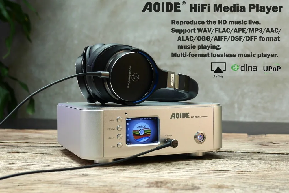 AOIDE К 24BIT/Hi-Fi, медиаплеер K 192 плеер | Настольный | без потерь | Geekroo | от UGEEK