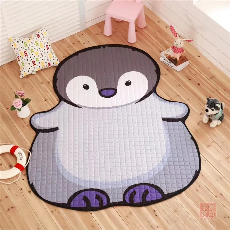 Creative Carpet Crocodile Penguin Hippo Styling Mat Decoration Baby Crawling Game Pad Living Room Bedroom Rug