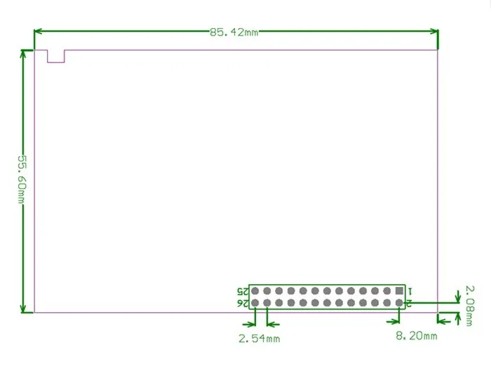 3,5 дюймов 26P SPI TFT ЖК-дисплей с сенсорной панелью 320*480 для RPi1/RPi2/raspberry pi3 доска V3(поддержка Raspbian система