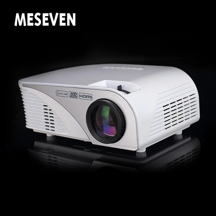 Low Price 2200 Lumens 800*480 Mini LED White HD Projector Support Red