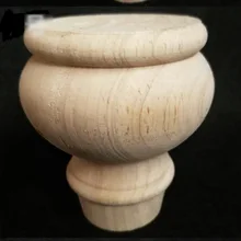 4 шт./лот 8*7 см твердой древесины диван шкаф ножки TVTea стол ноги