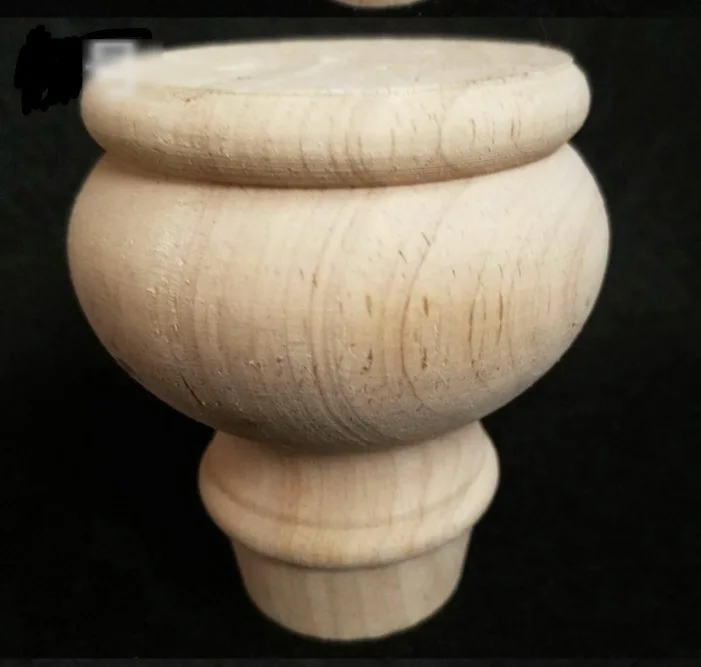 

4Pieces/Lot 8*7cm Solid Wood Sofa Cabinet Foots TVTea Table Legs Feet