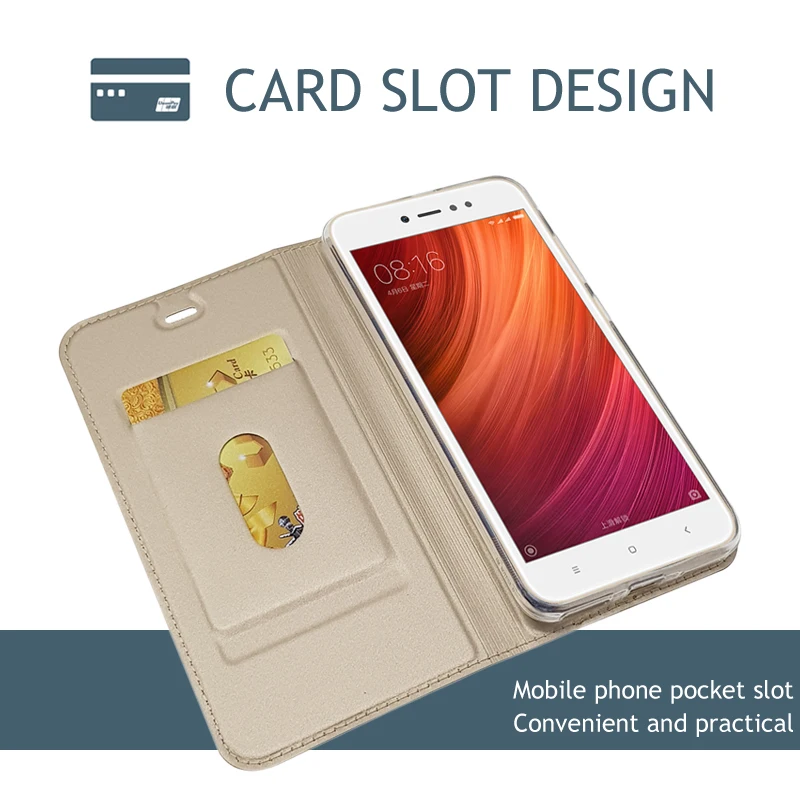 Чехол для Redmi Note 5A ZROTEVE из искусственной кожи Магнитная подставка-чехол для карт Карманный Кошелек Чехол для Xiaomi Redmi Note5A Note 5A Pro чехлы