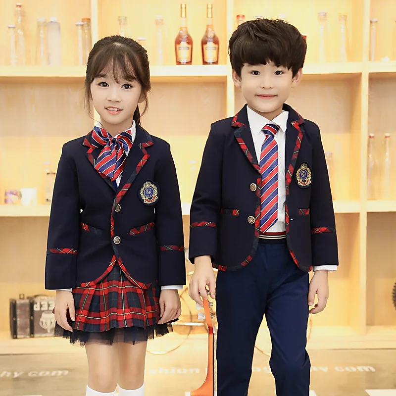 High end custom uniforms schoolchildren small suits College Wind elite schools serving
