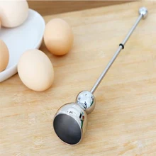 Горячие Кухонные гаджеты, открывалки для яиц из нержавеющей стали, новинка, насадка для яиц в виде скорлупы, нож для яиц, инструмент для яиц