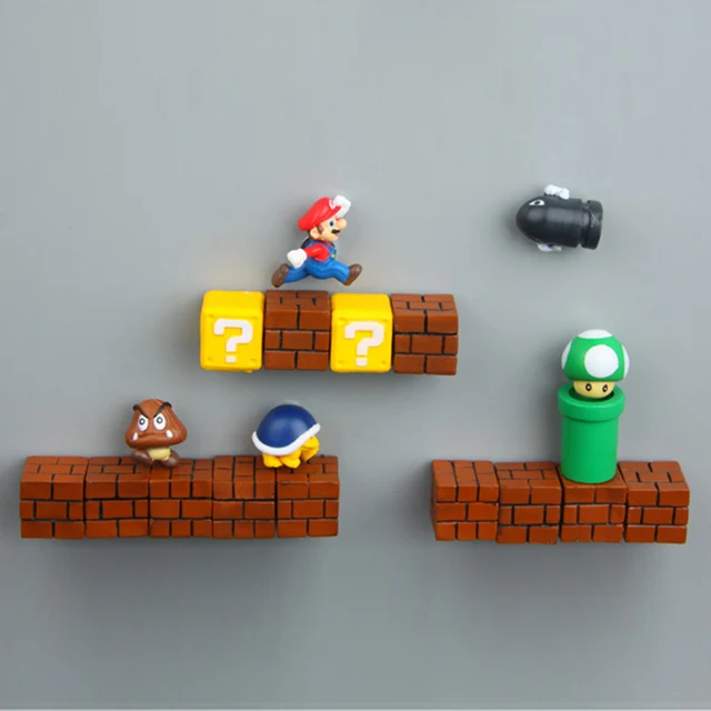 Super Mario Refrigerator Magnet 3D