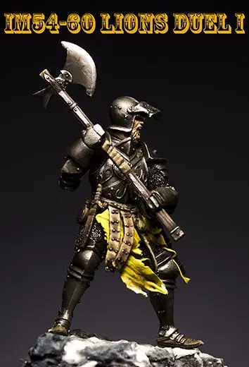 

1/ 24 54mm soldier with sword and axe Resin figure model kit