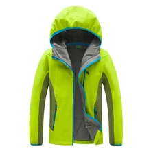 Женские Водонепроницаемые дышащий Треккинг пальто открытый ветрозащитный, Альпинизм Туризм женский софтшелл для кемпинга куртка с капюшоном