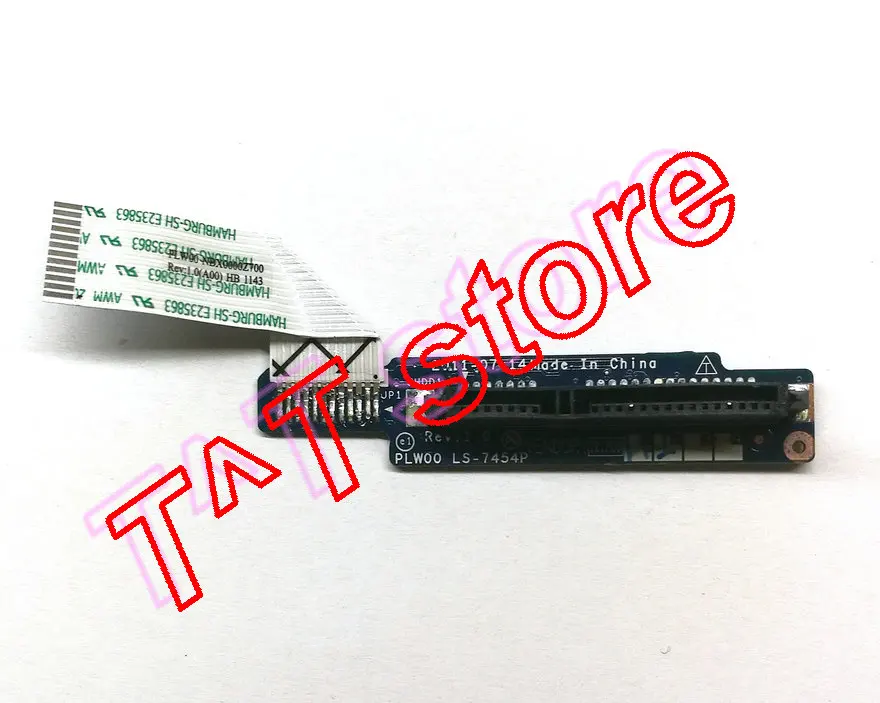 

new original L411X L412Z HDD hard drive SATA Connector board PLW00 LS-7454P CN-0N2RPK N2RPK test good free shipping