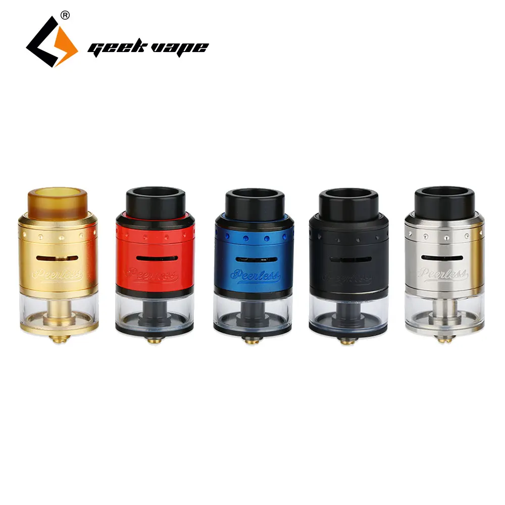 

Original GeekVape Peerless RDTA Tank 4ml & 2ml Capacity 24mm Rebuildable Tank Refilling & Side Airflow Peerless RDTA Vape