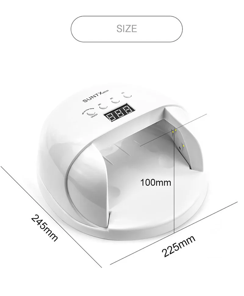 Защита от солнца 7X60 Вт Сушилка для ногтей высокое Мощность Авто Сенсор Светодиодный УФ лампа 10 Вт, 30 Вт/60/99 s быстрая сушилка ЖК-дисплей Дисплей маникюра и педикюра, фрезер для сушки ногтей инструменты