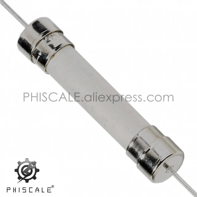 PHISCALE 100 шт. 6*30 мм/6 35*30 мм осевой стеклянный/керамический предохранитель Быстрый