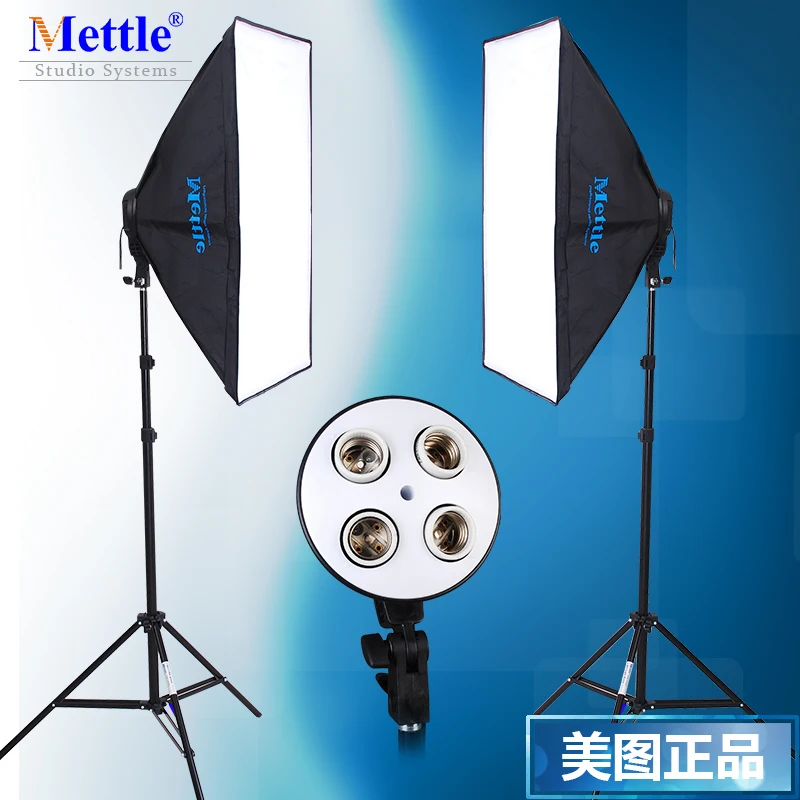 light box softbox 50x70cm 4 Head Softbox Photo Studio Continuous Soft