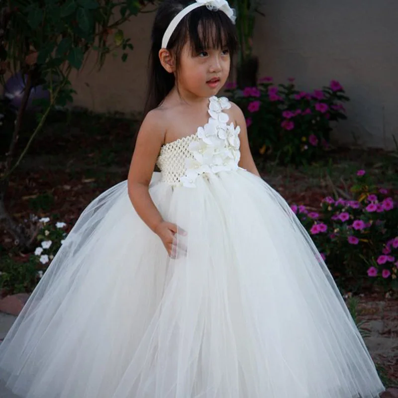 

Child Flower Girl Wedding Dress Kids Princess Birthday Easter Christmas Dress for Toddlers Girls Evening Gowns Kids Prom Dresses