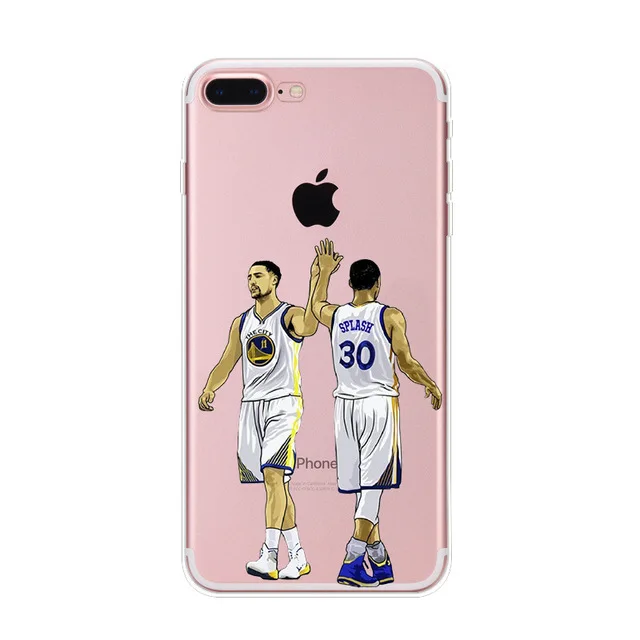 NBA Basketball Player Shockproof Phone Case For iphone X 8 7 6 6S Plus