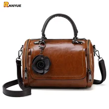 Винтажная Подушка Boston сумка женские сумки цветочные сумки для женщин Bolsa большой емкости Женские сумки-мессенджеры люксовый бренд