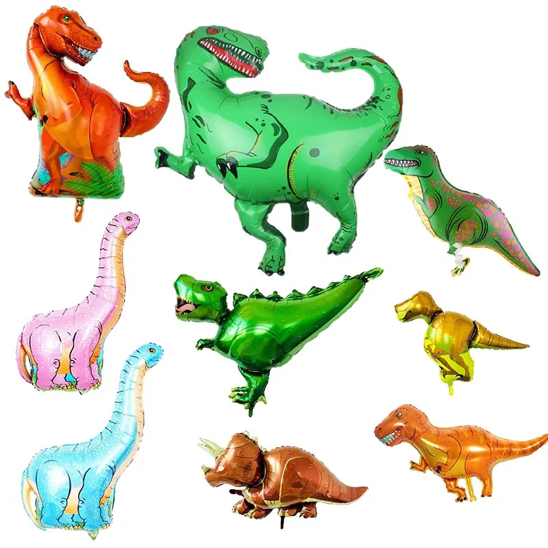 

1PC Giant Dinosaur Aluminum Foil Balloons Party for Kids Baby Birthday Party Children' s Day Nursery School Decorative Balloons