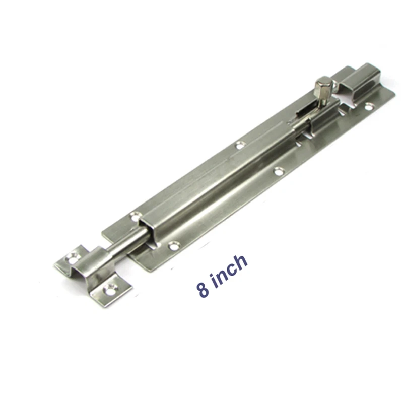 

DHL Free Shipping 100pcs Stainless Steel Square Door Bolt Wholesale Latch Mounted Buckle with screws