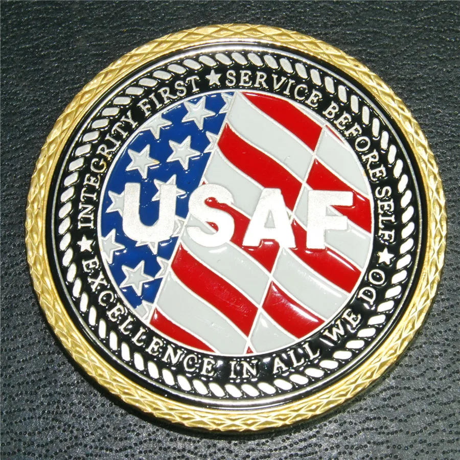 ВВС США-Ветеран совершенство во всем, что мы делаем-ВВС США наградная монета s ВВС США флаг наградная монета, 1/3/5/10/15 шт