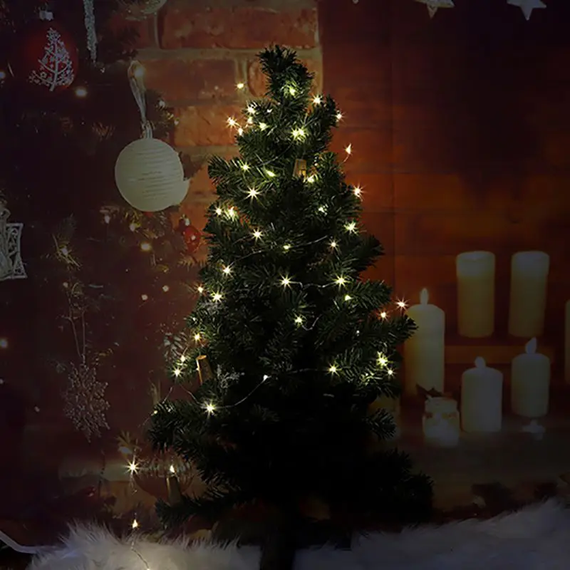 Декоративные лампы для дома медная проволока светящаяся гирлянда Рождественские сказочные огни для стеклянной Крафтовая бутылка