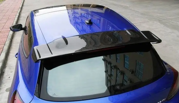 Автомобиль-Стайлинг для Scirocco VTX стиль карбоновый задний спойлер глянцевая отделка крыши сплиттер волокна крыло губы тюнинг часть Дрифт отделка