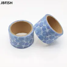 JBFISH Japanese Style Paper Decorative Scotch Adhesive Firework Pattern Washi Tape Set Masking Tape Stickers for
